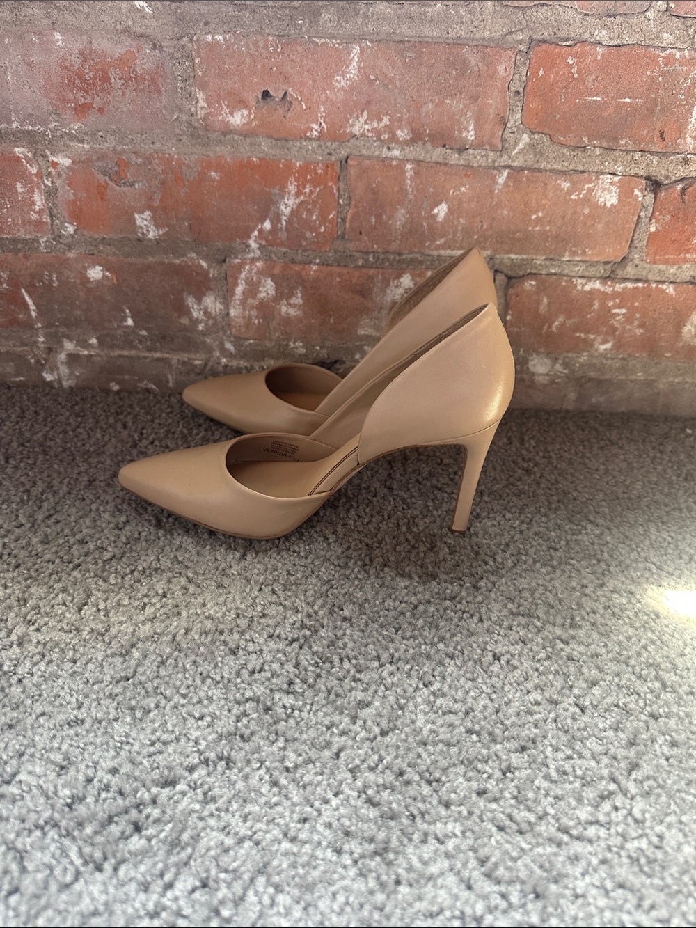 Gianni Bini Nude Pointed-Toe Stiletto Pumps